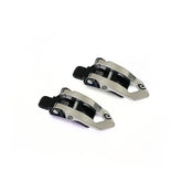 Fibbia destra di ricambio, argento, per stivali ELEVEIT MOTOBOOTS.